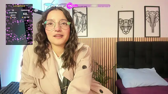 Snapshot of Elecktra_sweet chatting on 10.03.25 Elecktra sweet online show from 10.03.25