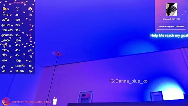 Snapshot of blue_koi chatting on 01.28.25 blue koi online show from 01.28.25