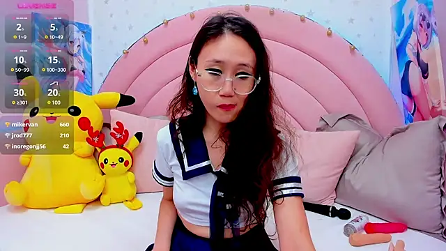 Snapshot of Nao__Chan_ chatting on 01.08.25 Nao Chan online show from 01.08.25