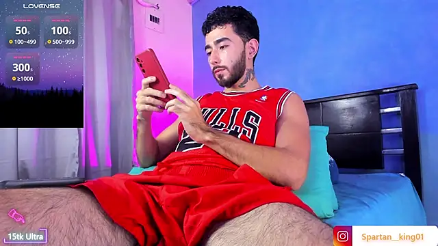 Snapshot of Spartan_king_ chatting on 10.14.25 Spartan king online show from 10.14.25