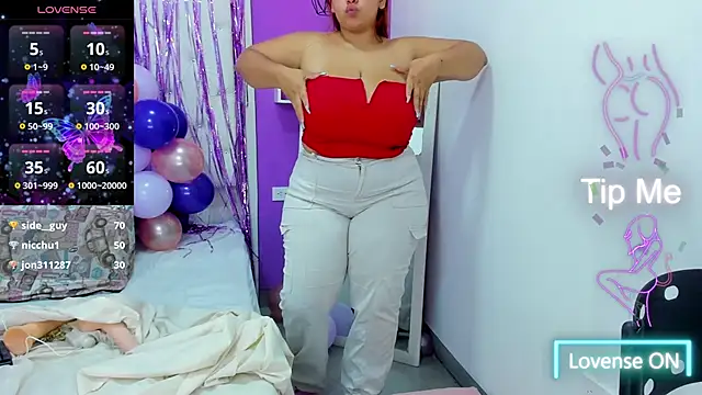 Alanna hot3 online show from 01.17.25