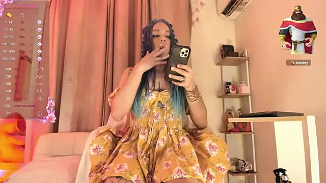 Snapshot of BarbieVenus chatting on 01.08.25 BarbieVenus online show from 01.08.25