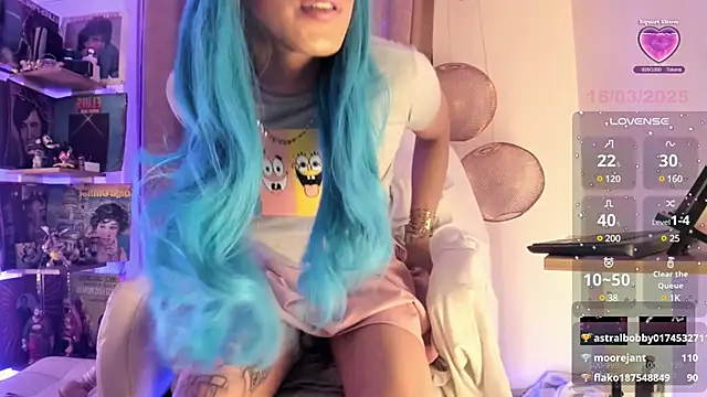Snapshot of BarbieVenus chatting on 03.16.25 BarbieVenus online show from 03.16.25