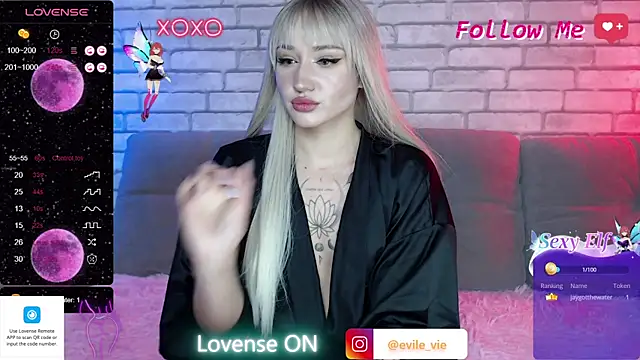 Eva Evile online show from 12.19.24