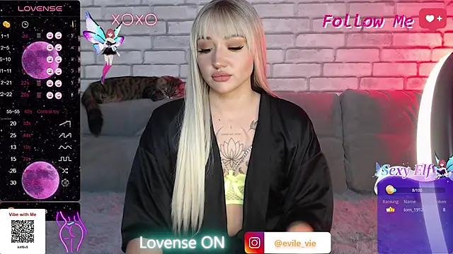 Eva Evile online show from 02.23.25