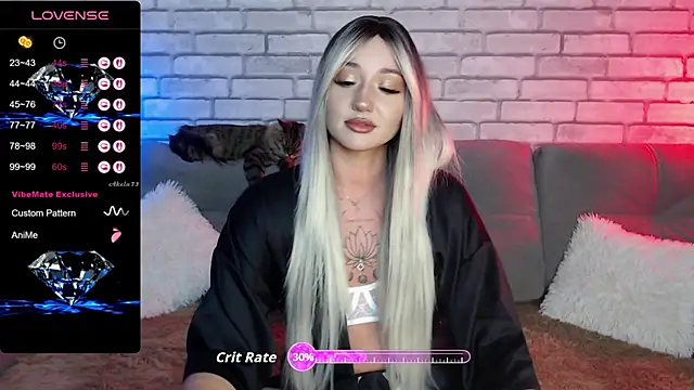 Eva Evile online show from 10.23.25