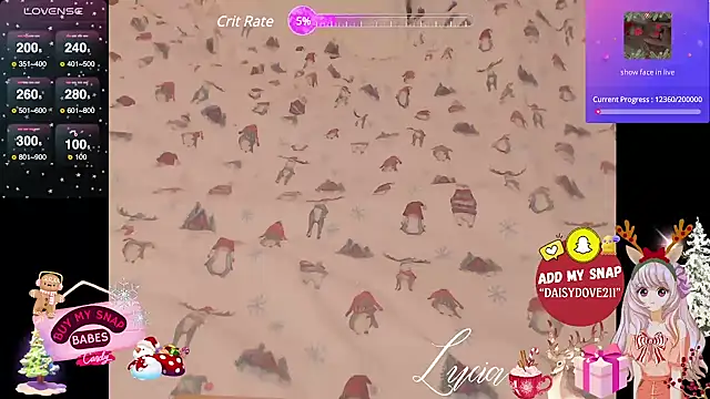 Blondecandie online show from 12.14.24