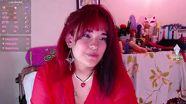 Snapshot of Ruby_Skywalker_ chatting on 02.09.25 Ruby Skywalker online show from 02.09.25
