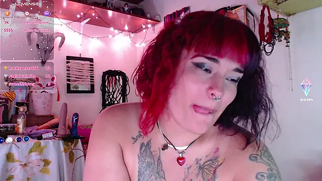 Snapshot of Ruby_Skywalker_ chatting on 02.18.25 Ruby Skywalker online show from 02.18.25