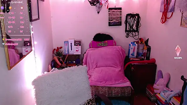 Snapshot of Ruby_Skywalker_ chatting on 02.21.25 Ruby Skywalker online show from 02.21.25