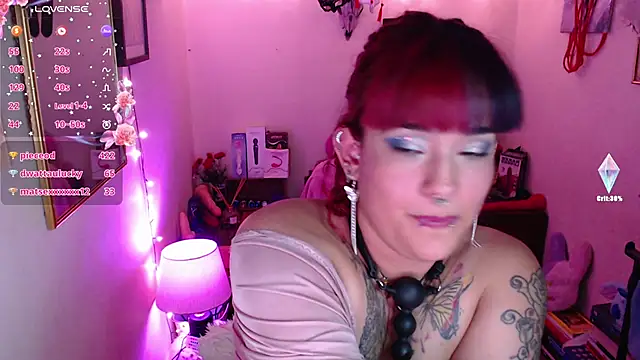 Snapshot of Ruby_Skywalker_ chatting on 02.26.25 Ruby Skywalker online show from 02.26.25