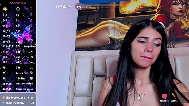 Snapshot of SaraRoy_ chatting on 01.07.25 SaraRoy online show from 01.07.25