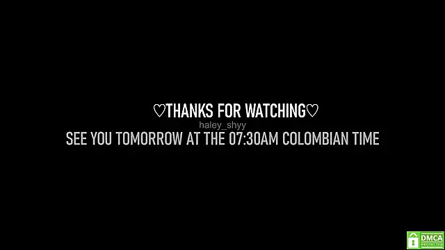 Haley shyy online show from 02.21.25