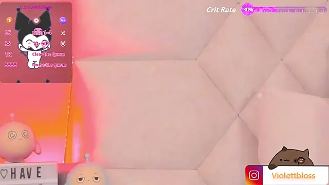 Violettbloss online show from 10.16.25