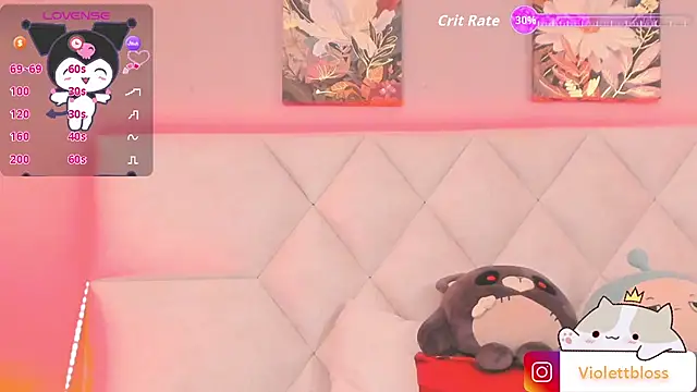 Violettbloss online show from 10.21.25