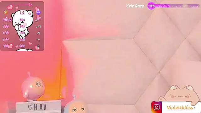 Violettbloss online show from 10.29.25