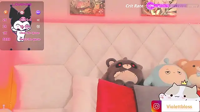 Violettbloss online show from 11.07.25