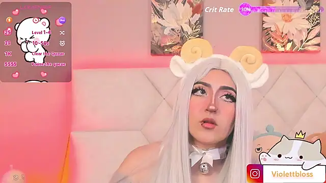 Violettbloss online show from 11.11.25