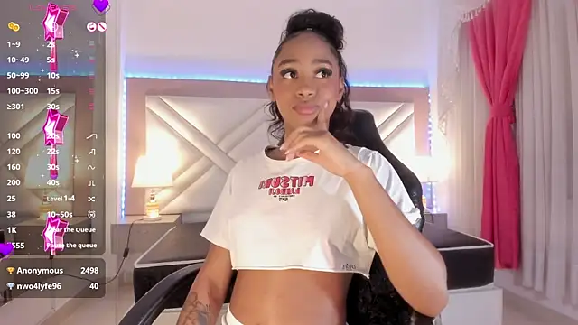 Snapshot of _Shayra_ chatting on 03.21.25 Shayra online show from 03.21.25