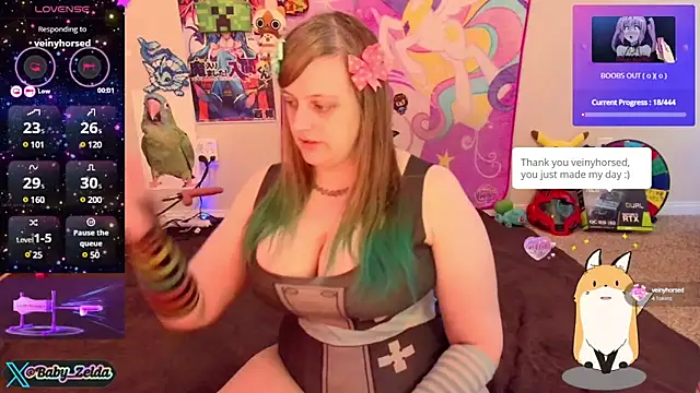 BabyZelda online show from 12.09.24