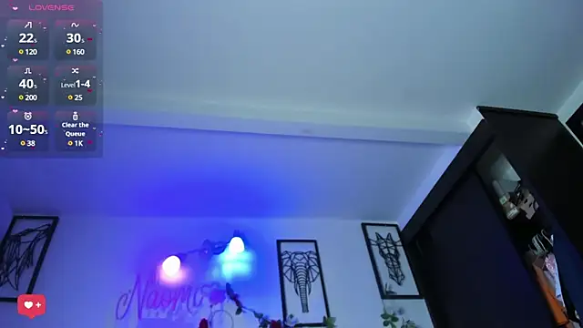 Snapshot of NaomiAsha chatting on 03.07.25 NaomiAsha online show from 03.07.25