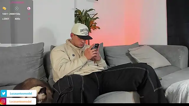 Snapshot of lucasanto_ chatting on 12.14.24 lucasanto  online show from 12.14.24