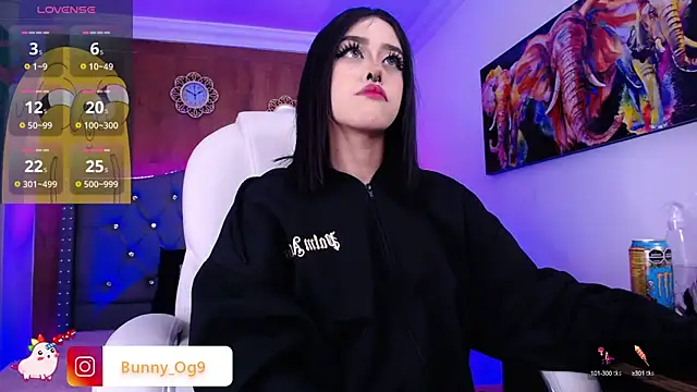 Snapshot of Bunny_O chatting on 01.25.25 Bunny O online show from 01.25.25