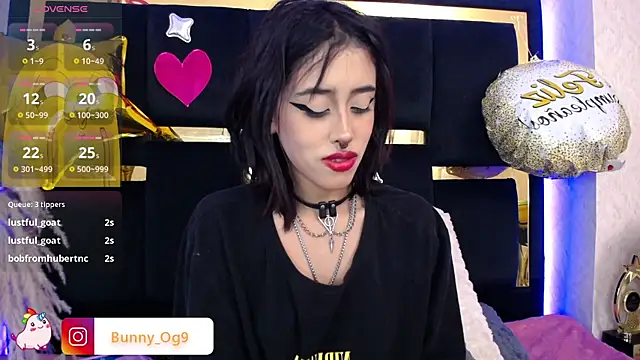 Snapshot of Bunny_O chatting on 03.17.25 Bunny O online show from 03.17.25