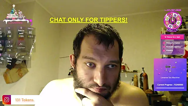 BISEXGOOD777 online show from 01.07.25
