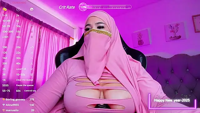 Snapshot of Tahiraa_ chatting on 01.13.25 Tahiraa online show from 01.13.25