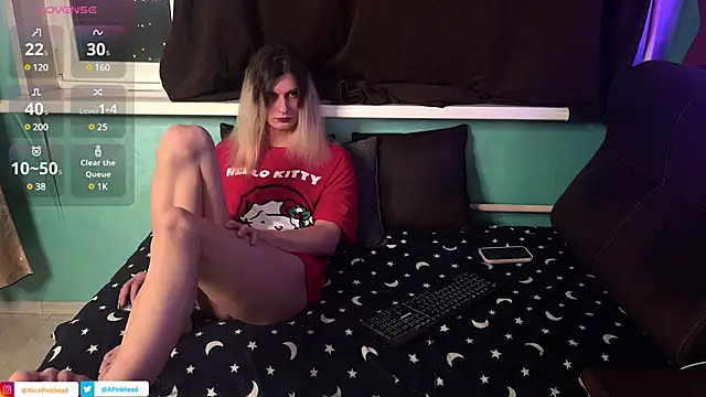 Snapshot of Alice_Pinkhead chatting on 01.27.25 Alice Pinkhead online show from 01.27.25