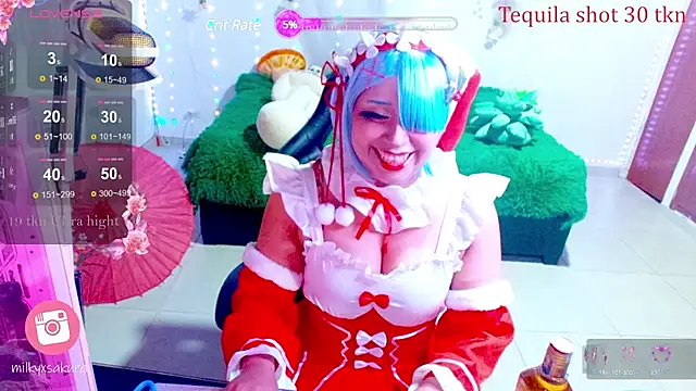 MilkyXSakura online show from 12.27.24
