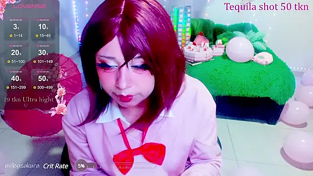 MilkyXSakura online show from 02.09.25