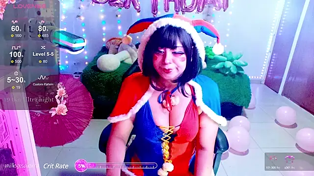 MilkyXSakura online show from 02.13.25
