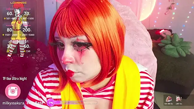 MilkyXSakura online show from 12.20.25