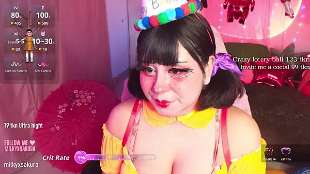 MilkyXSakura online show from 02.08.26