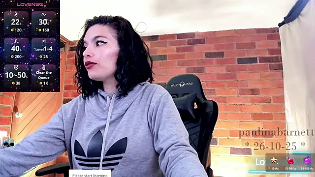 Snapshot of paulinabarnett- chatting on 10.27.25 paulinabarnett- online show from 10.27.25