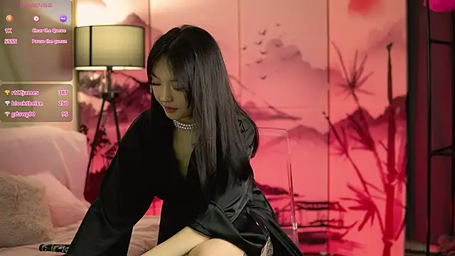 Snapshot of Lin_kun chatting on 02.10.25 Lin kun online show from 02.10.25