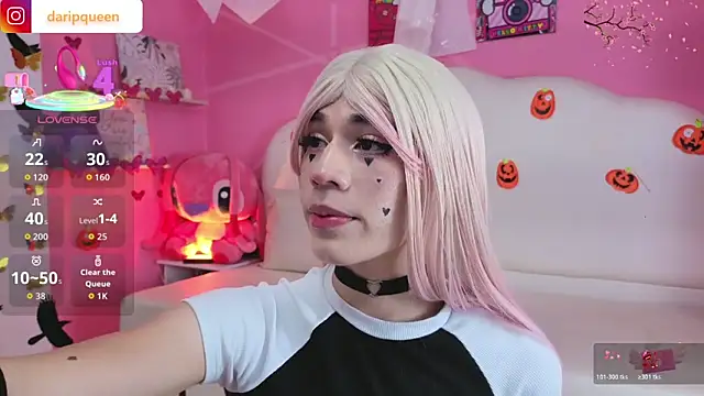 DaripQueen online show from 10.22.25