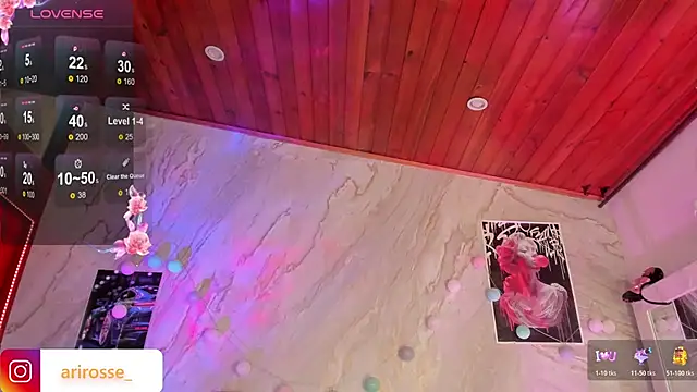 Snapshot of ariana_rosse__ chatting on 10.27.25 ariana rosse   online show from 10.27.25