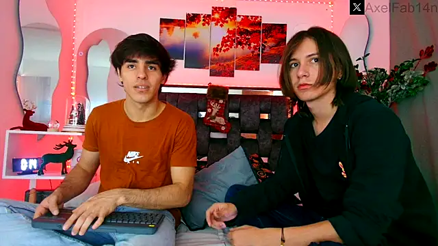 Snapshot of Alex_and_Fabian chatting on 12.14.24 Alex and Fabian online show from 12.14.24