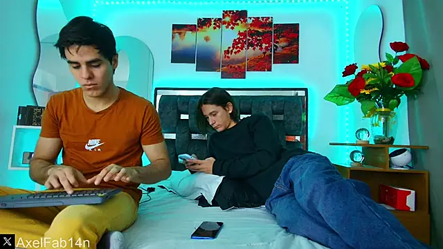 Snapshot of Alex_and_Fabian chatting on 02.22.25 Alex and Fabian online show from 02.22.25