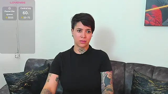 Snapshot of KatInk chatting on 03.14.25 KatInk online show from 03.14.25