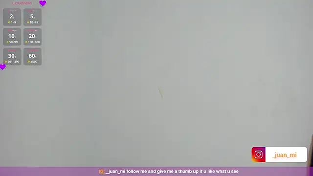 Snapshot of juanmiss chatting on 10.13.25 juanmiss online show from 10.13.25