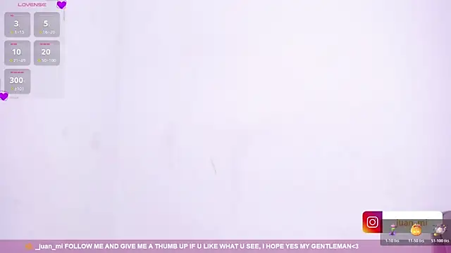 Snapshot of juanmiss chatting on 10.25.25 juanmiss online show from 10.25.25