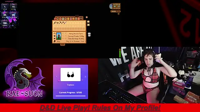 Rae-Suon online show from 11.09.25