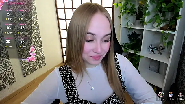 Snapshot of LianaBright chatting on 02.06.25 LianaBright online show from 02.06.25