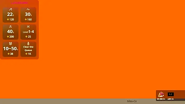 Snapshot of Miss-Cx chatting on 02.09.25 Miss-Cx online show from 02.09.25