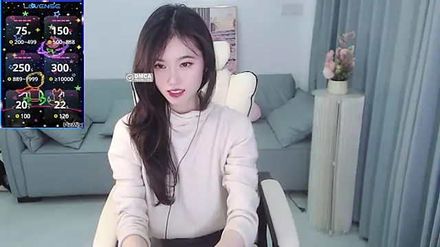 Snapshot of YiJin-a chatting on 01.10.25 YiJin-a online show from 01.10.25