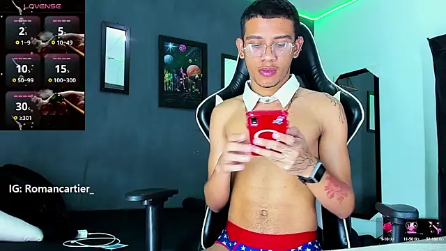 Snapshot of Romancartier_1 chatting on 02.09.25 Romancartier 1 online show from 02.09.25